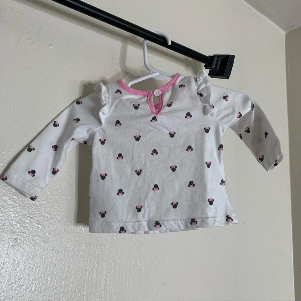 Disney Baby Minnie Mouse Jean Dress Set | 0-3 Months
